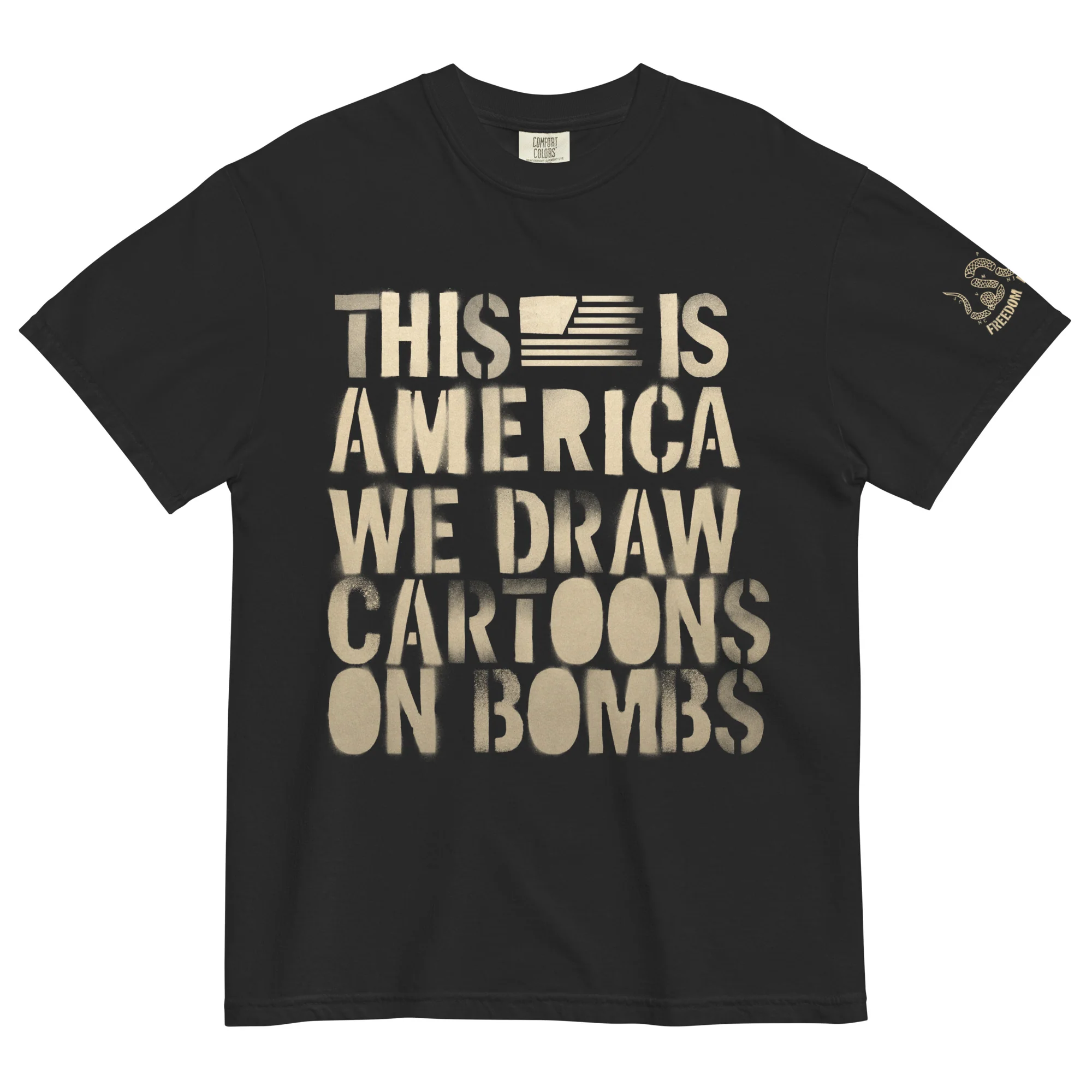 Cartoons on Bombs Tee - Image 5