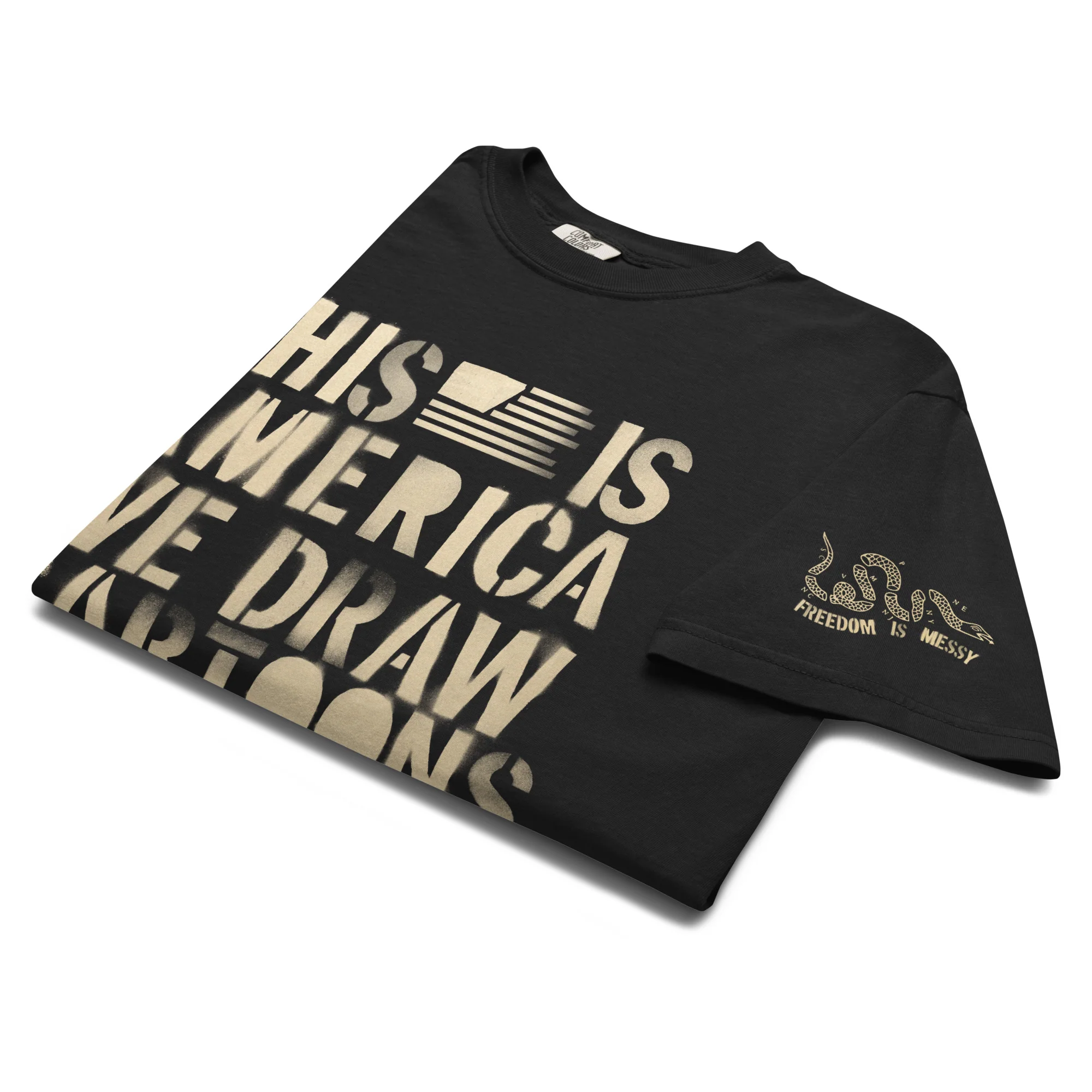 Cartoons on Bombs Tee - Image 7