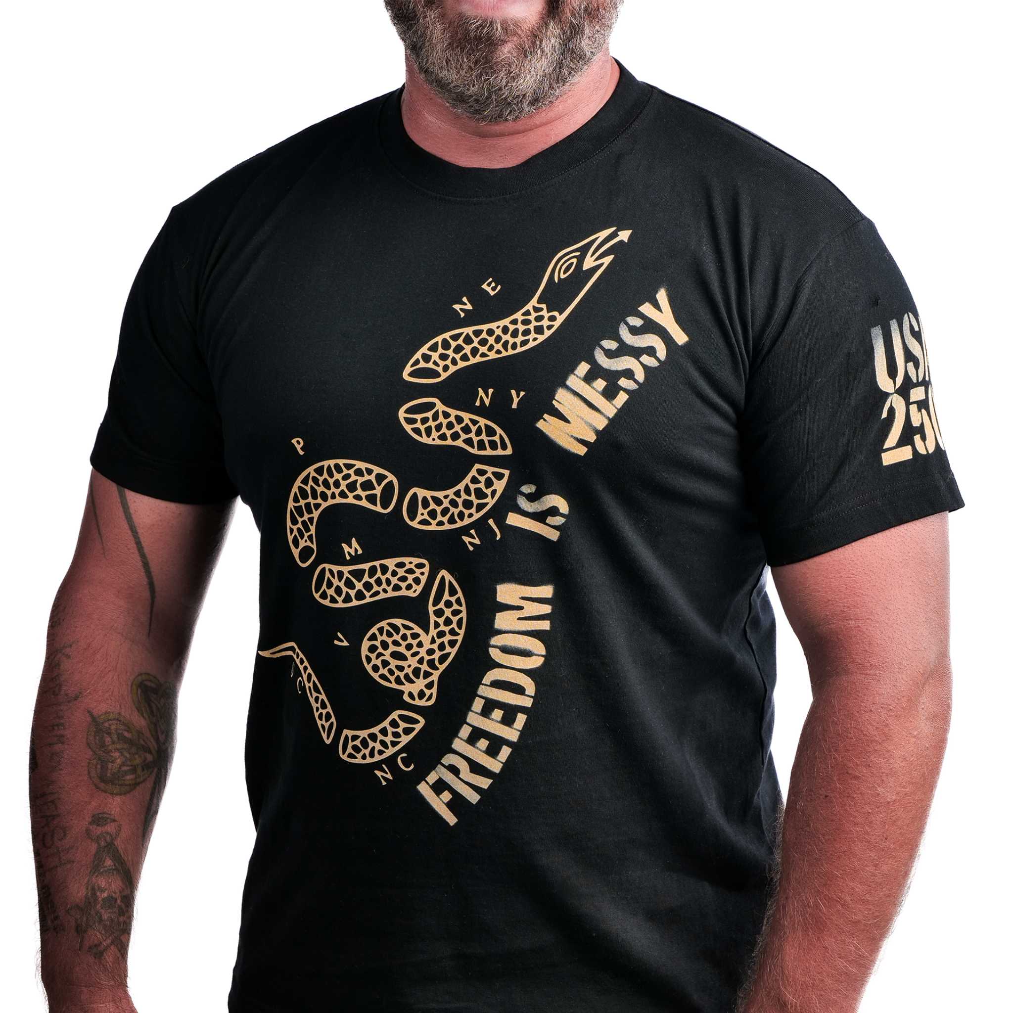 Freedom is Messy Snake Tee