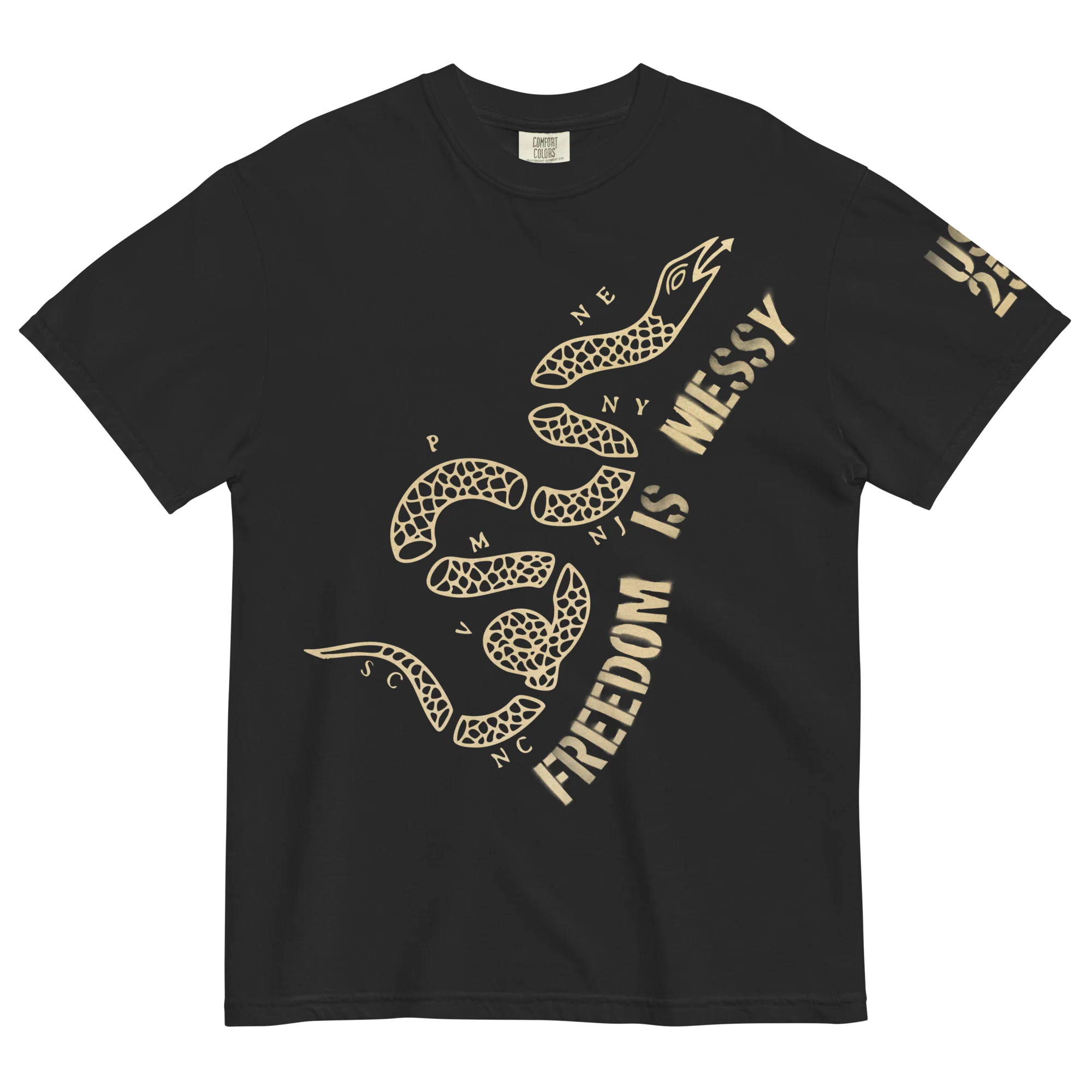 Freedom is Messy Snake Tee - Image 10