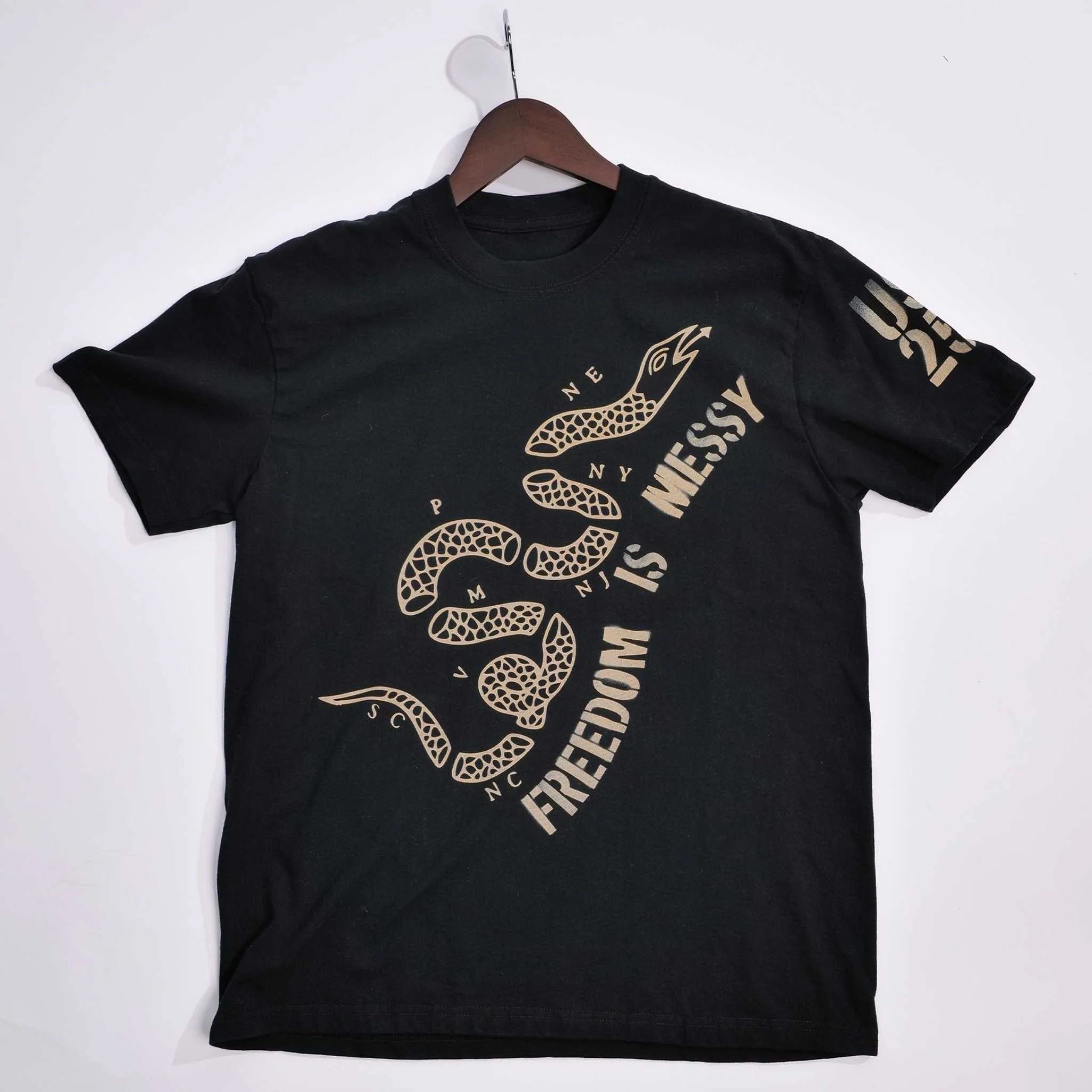 Freedom is Messy Snake Tee - Image 2
