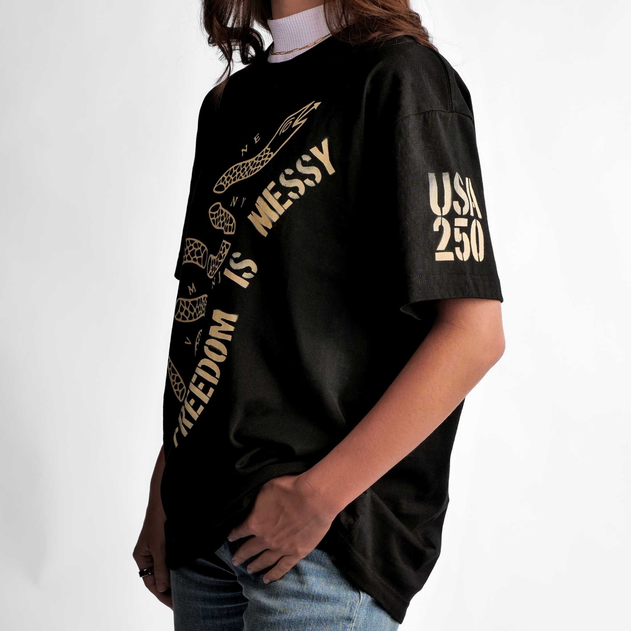 Freedom is Messy Snake Tee - Image 7