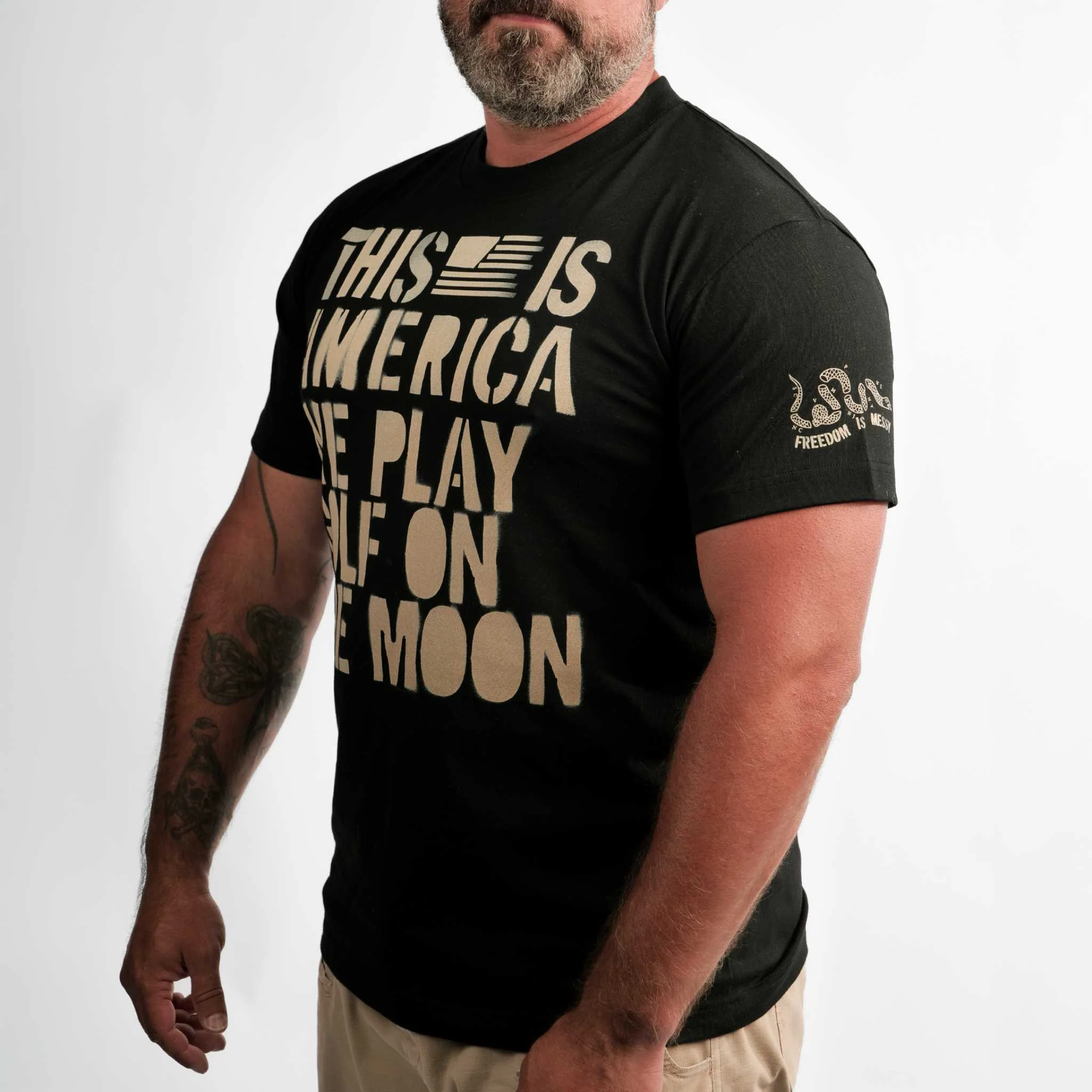 Golf on the Moon Tee - Image 4